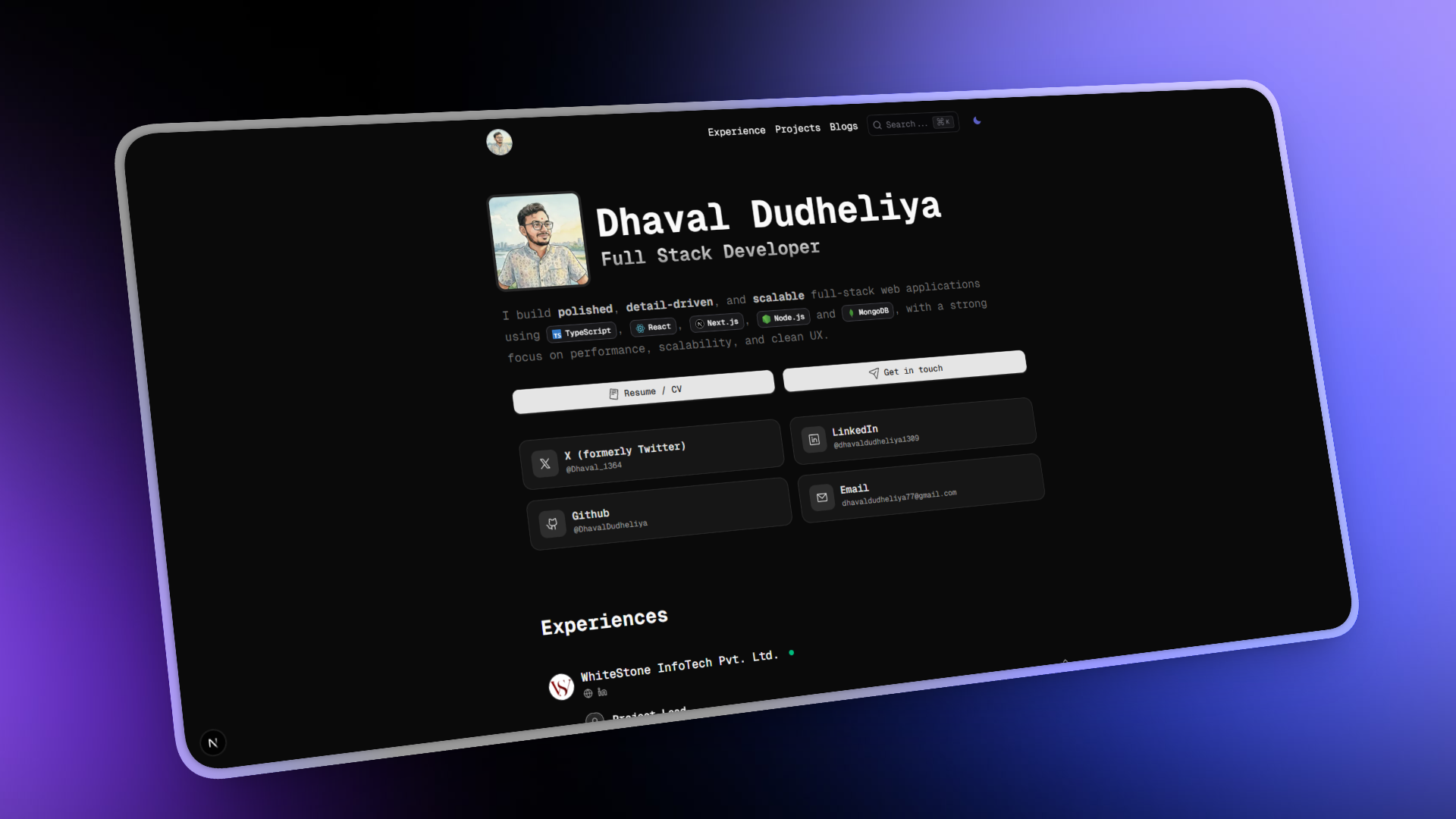 Personal Portfolio